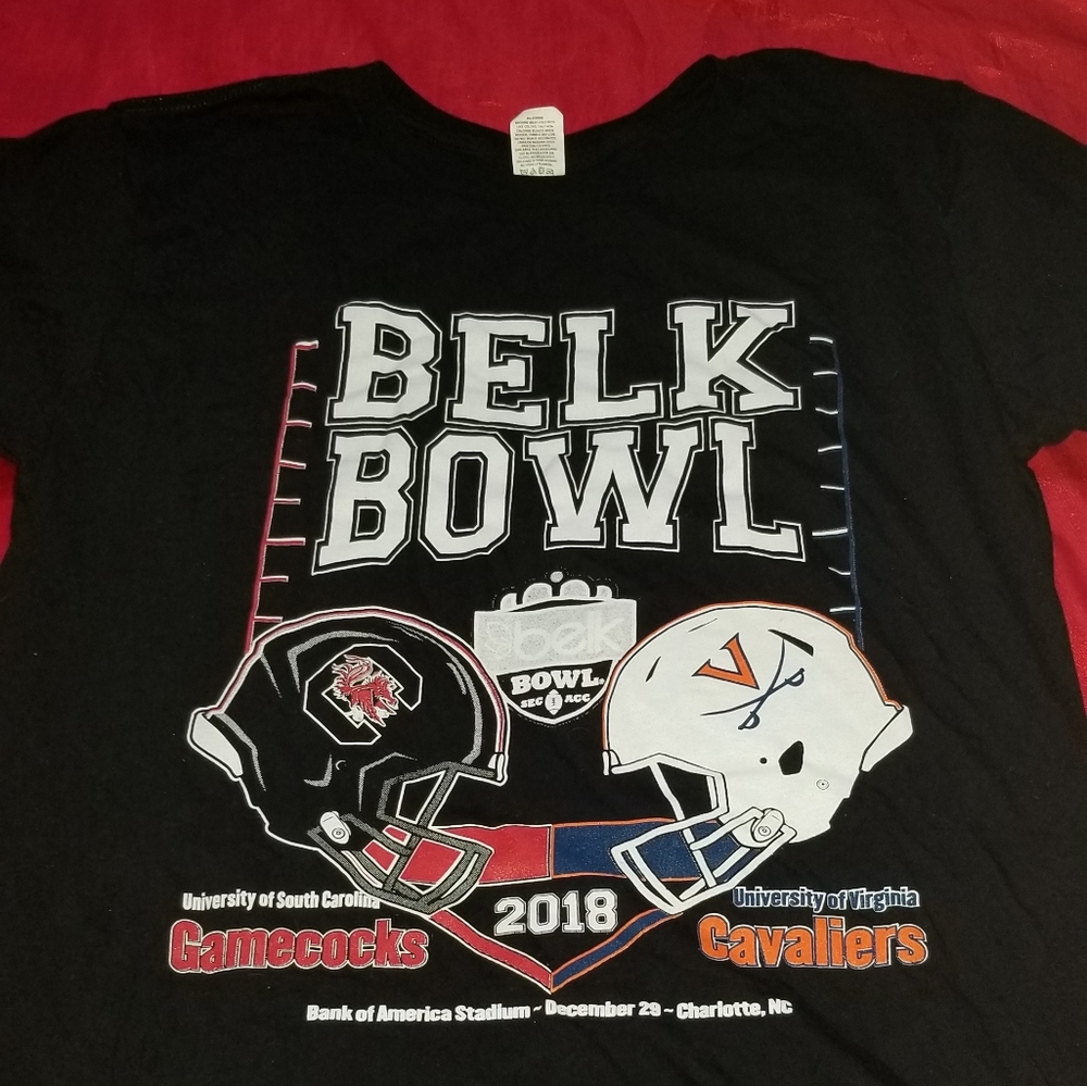 Collage football belk bowl t shirt